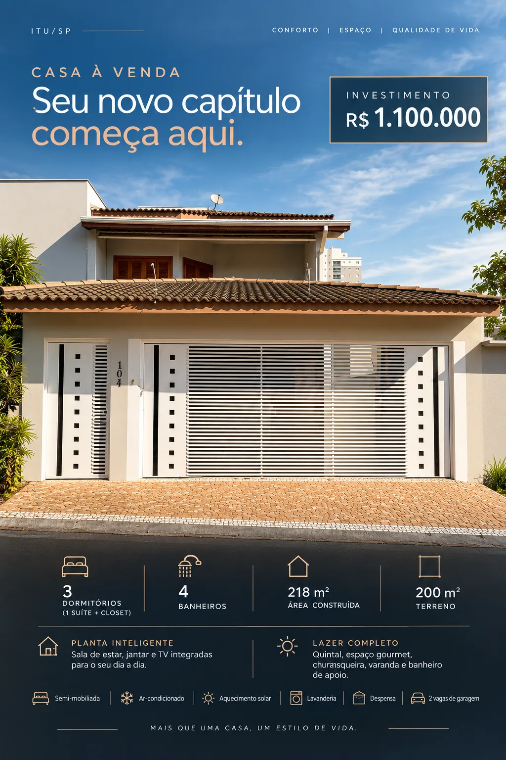 casa à venda em Itu Novo Centro, Itu - SP: surpreendente